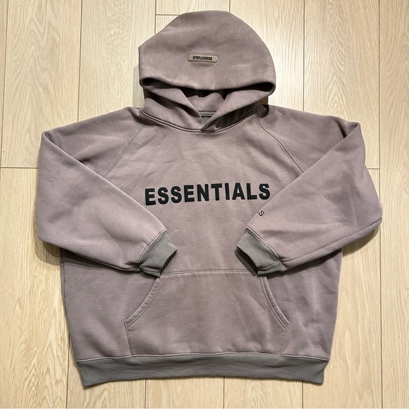 Essentials Other - FOG Essentials Hoodie Taupe Gray Beige Pullover Sweatshirt Large